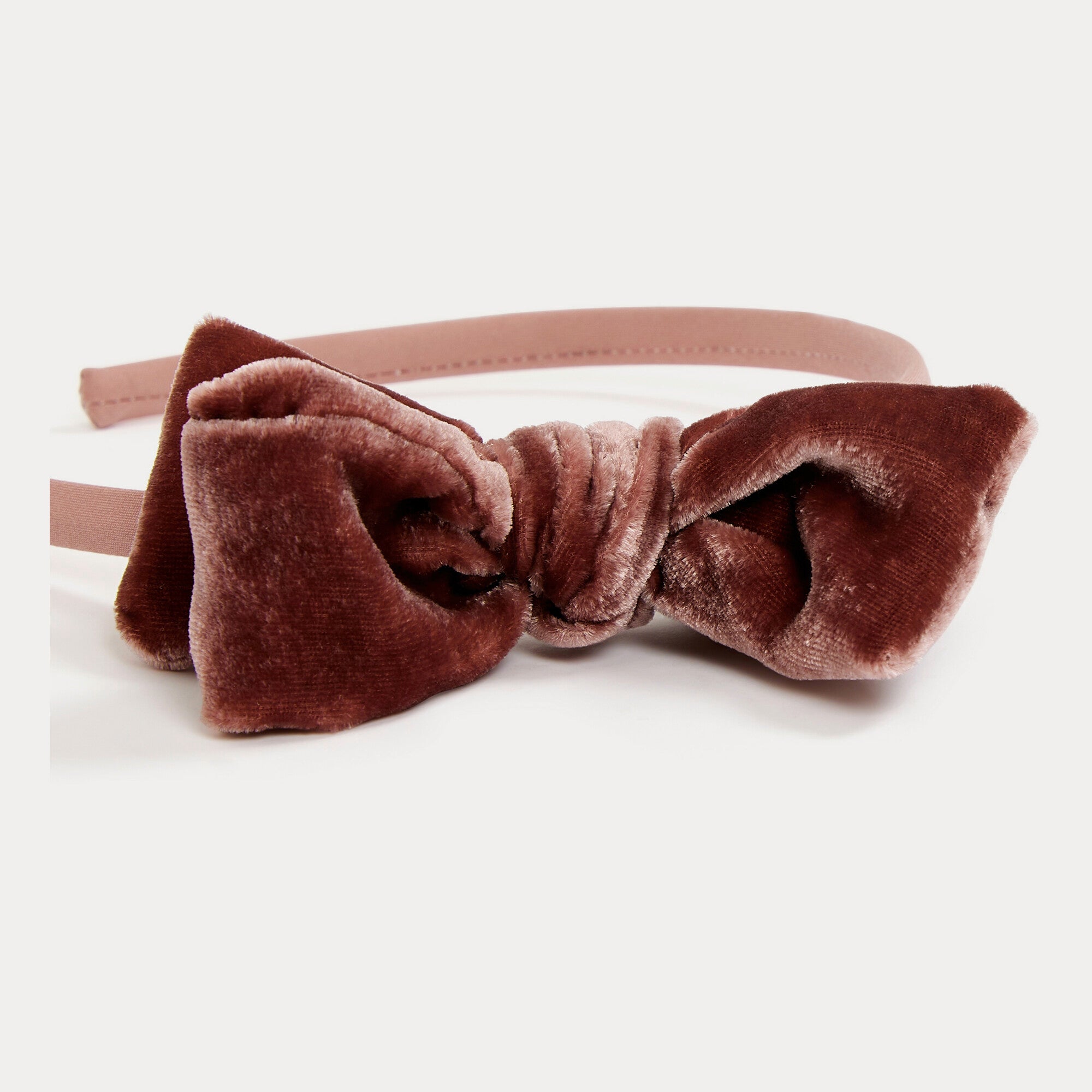 Girls Dark Pink Bow Headband
