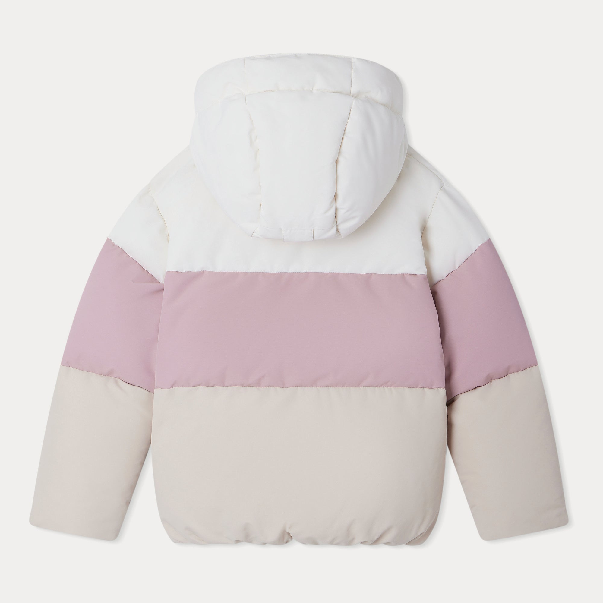 Girls White Snow Padded Down Jacket