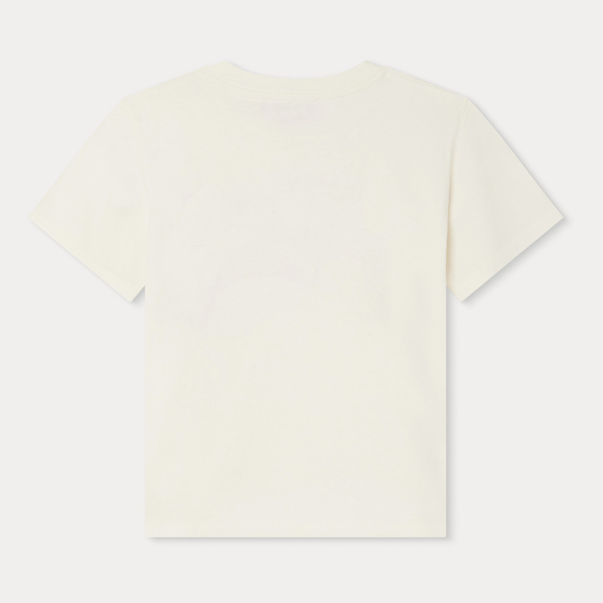 Girls White Logo Cotton T-Shirt