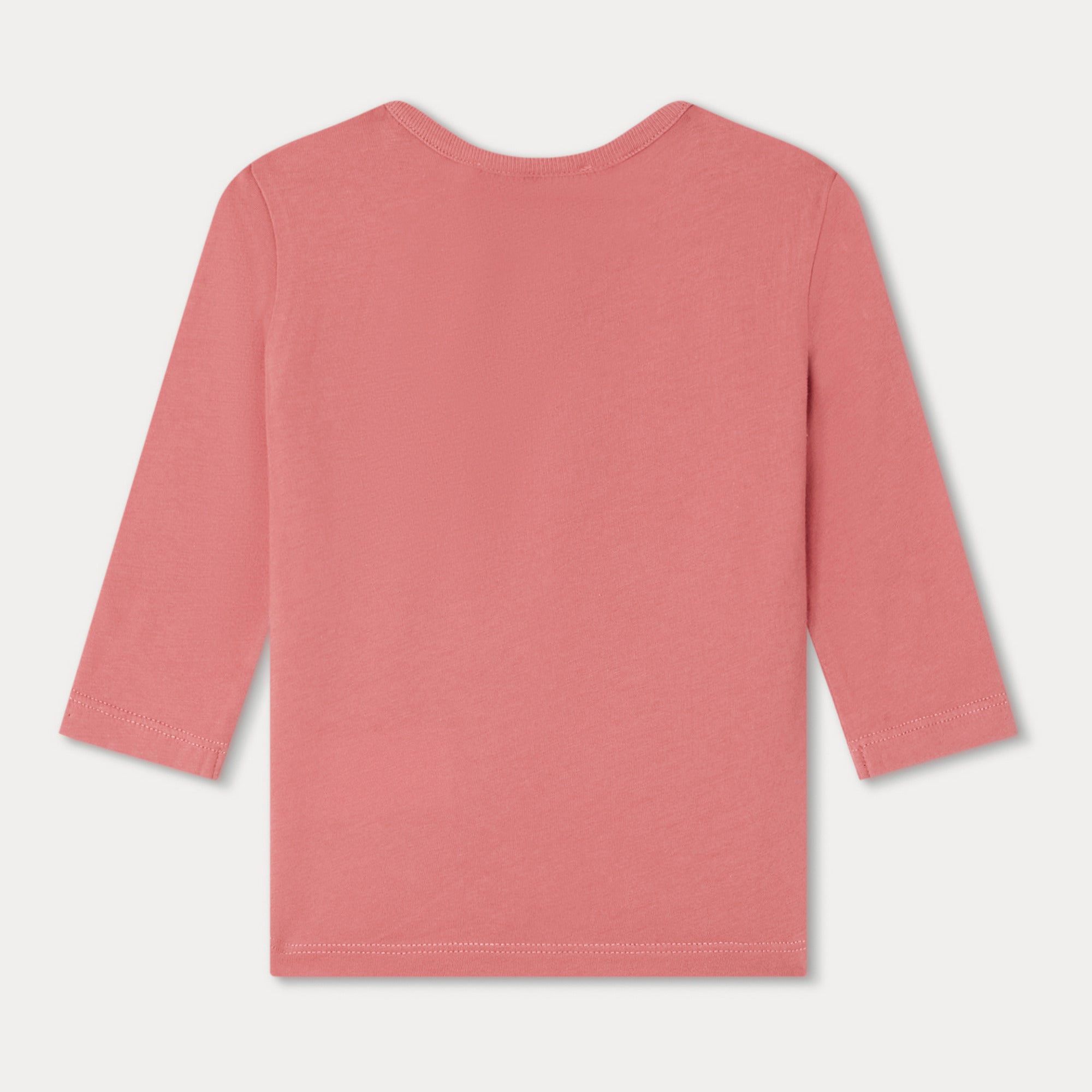 Baby Girls Pink Logo Printed T-Shirt