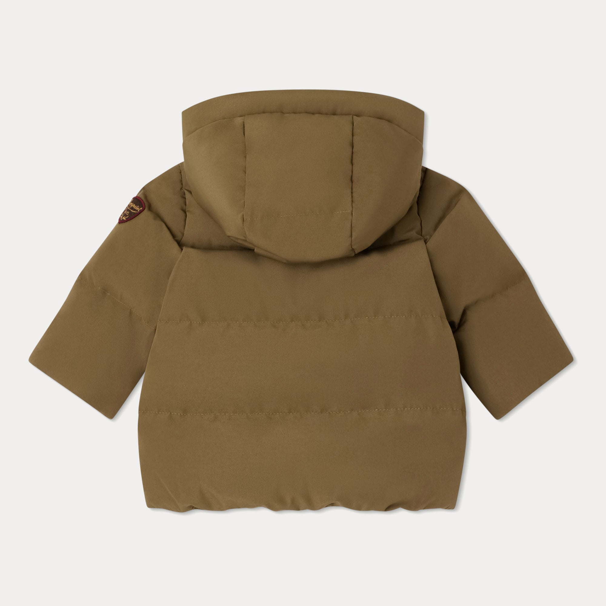 Baby Boys & Girls Khaki Padded Down Jacket