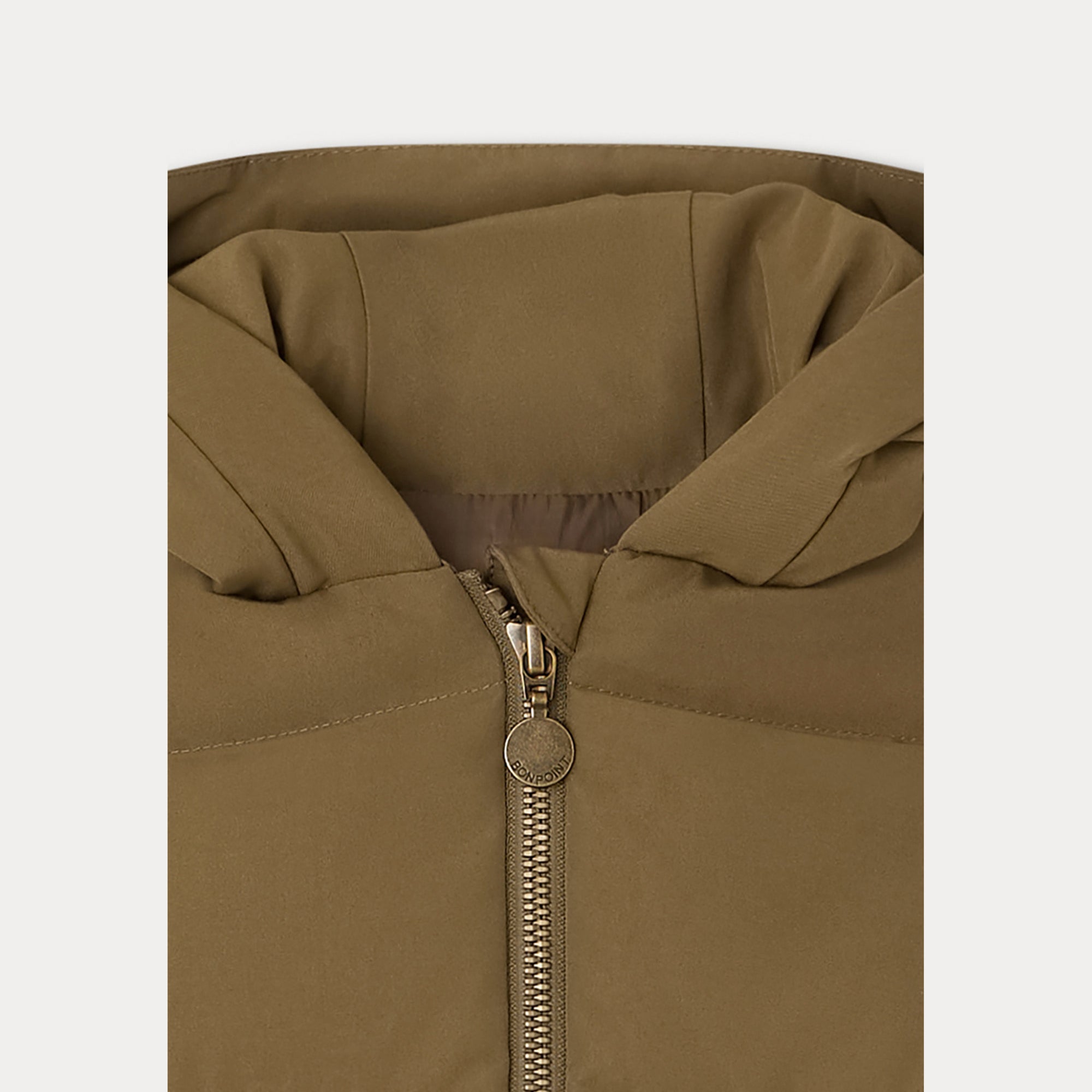 Baby Boys & Girls Khaki Padded Down Jacket