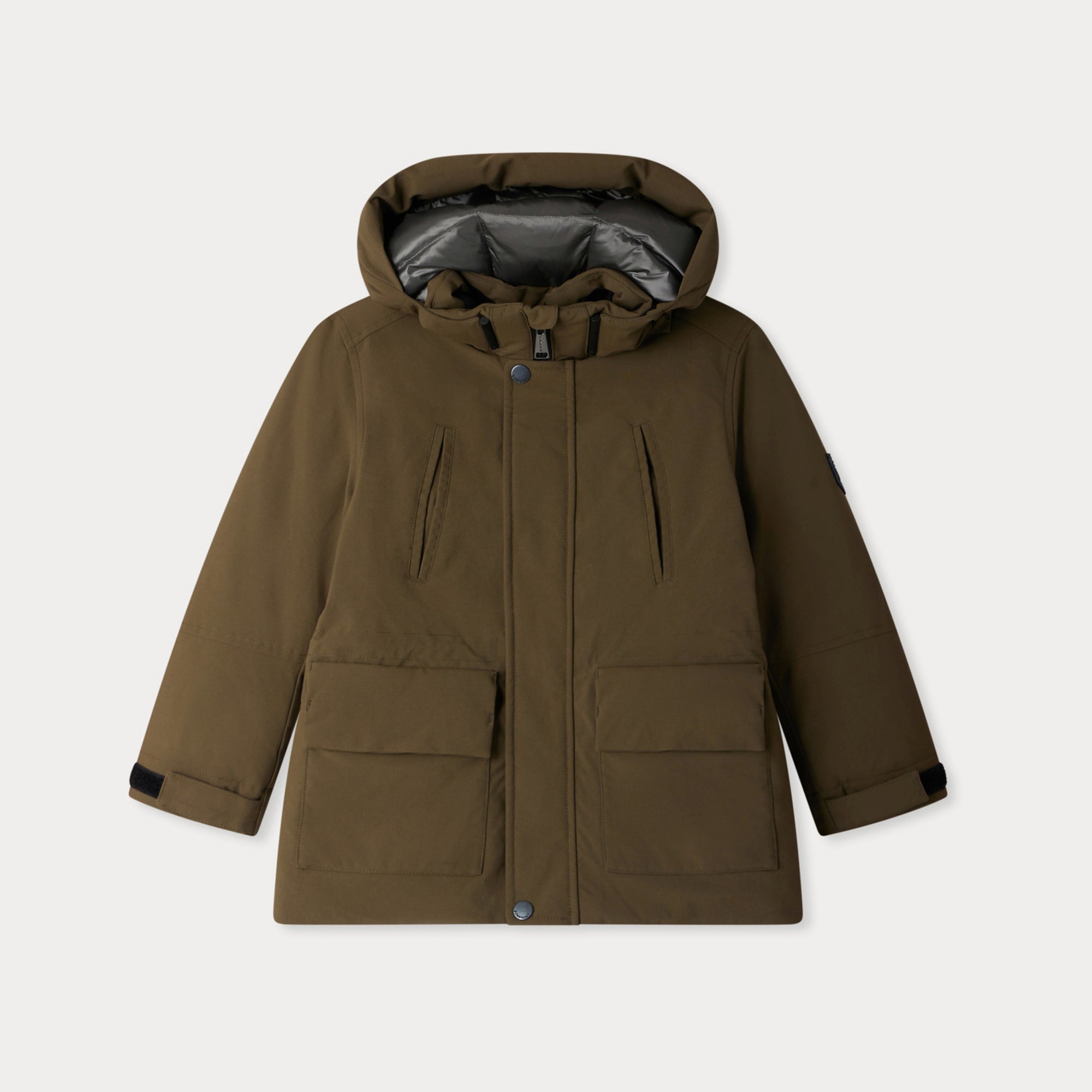 Boys Khaki Padded Coat