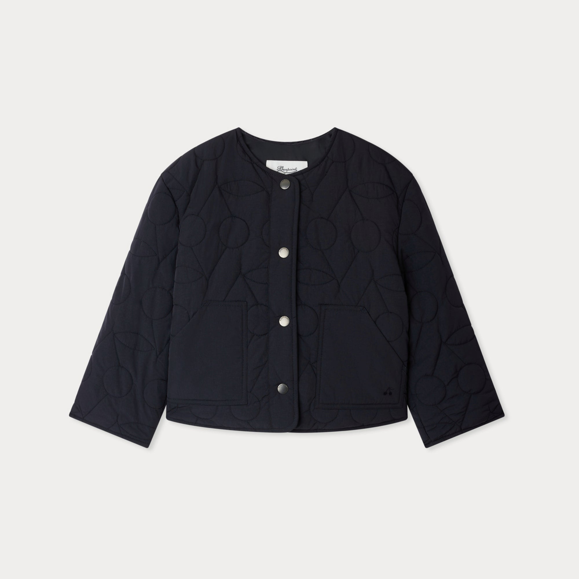 Girls Navy Padded Jacket