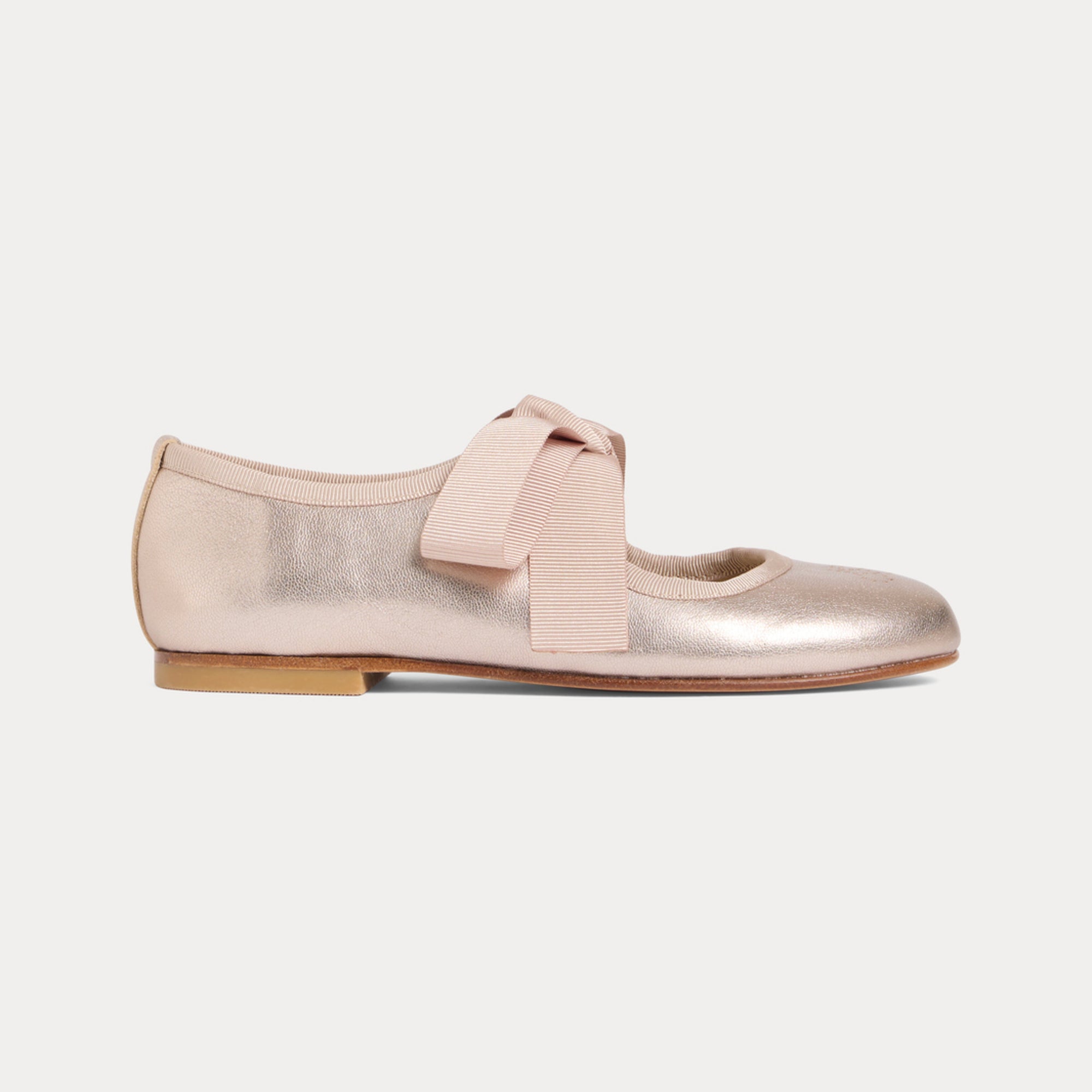 Girls Light Pink Ballet Flat Shoes