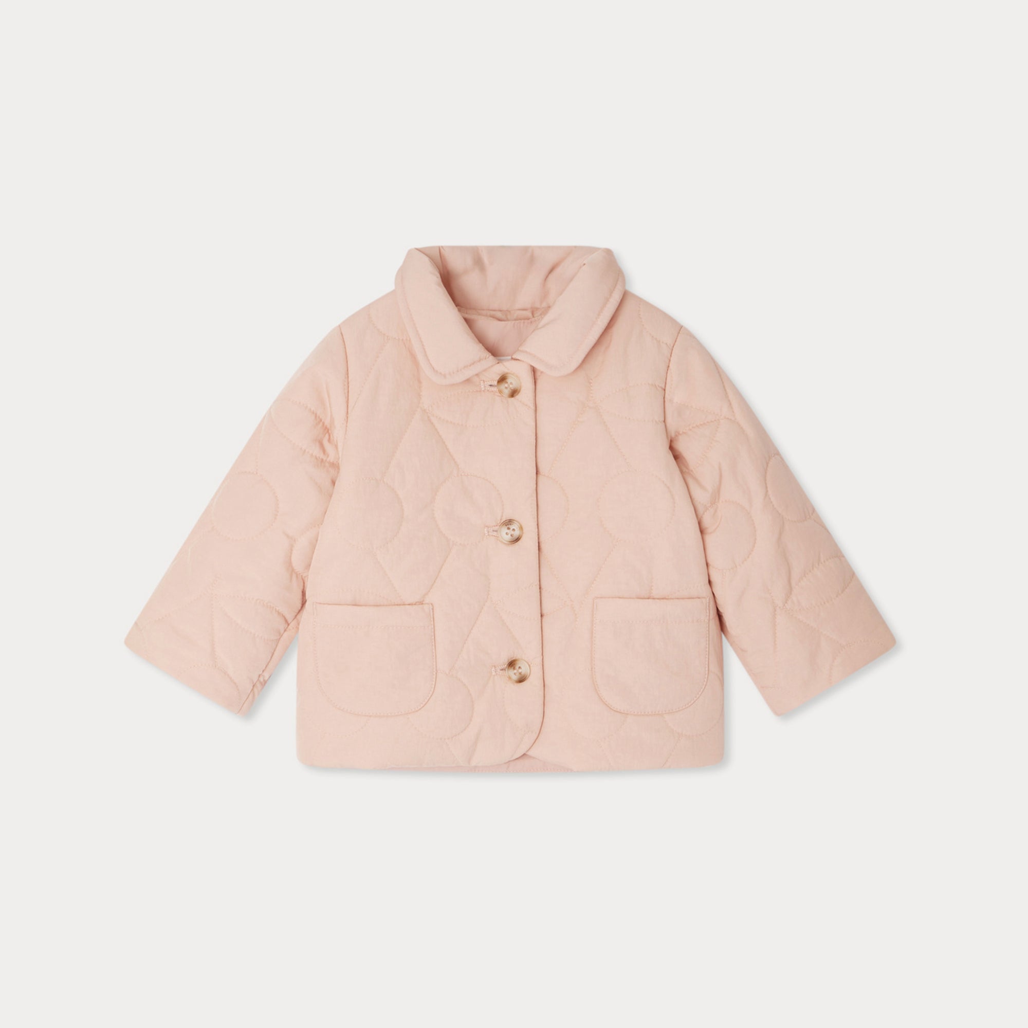 Baby Girls Light Pink Padded Jacket