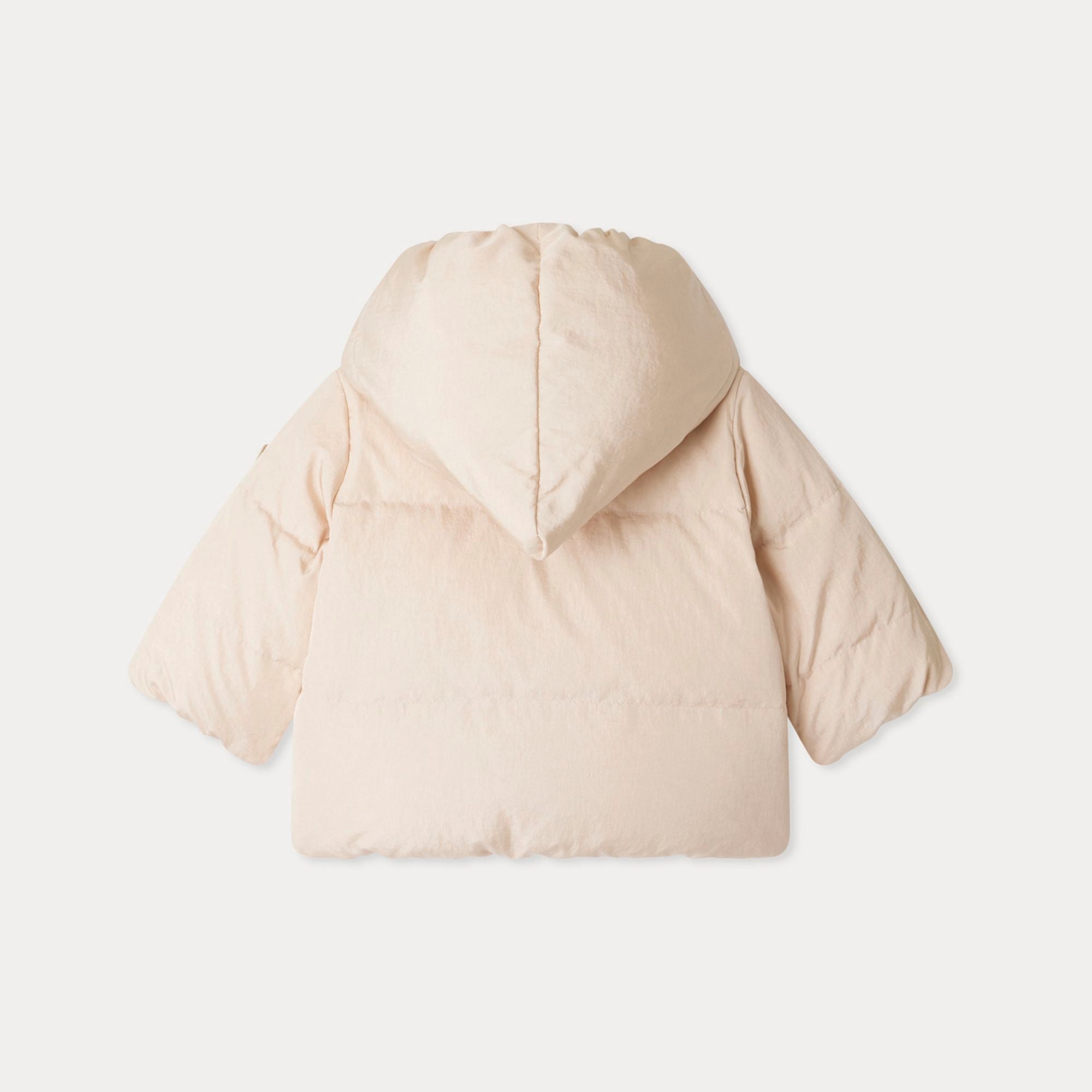 Baby Girls Light Pink Reversible Padded Down Jacket