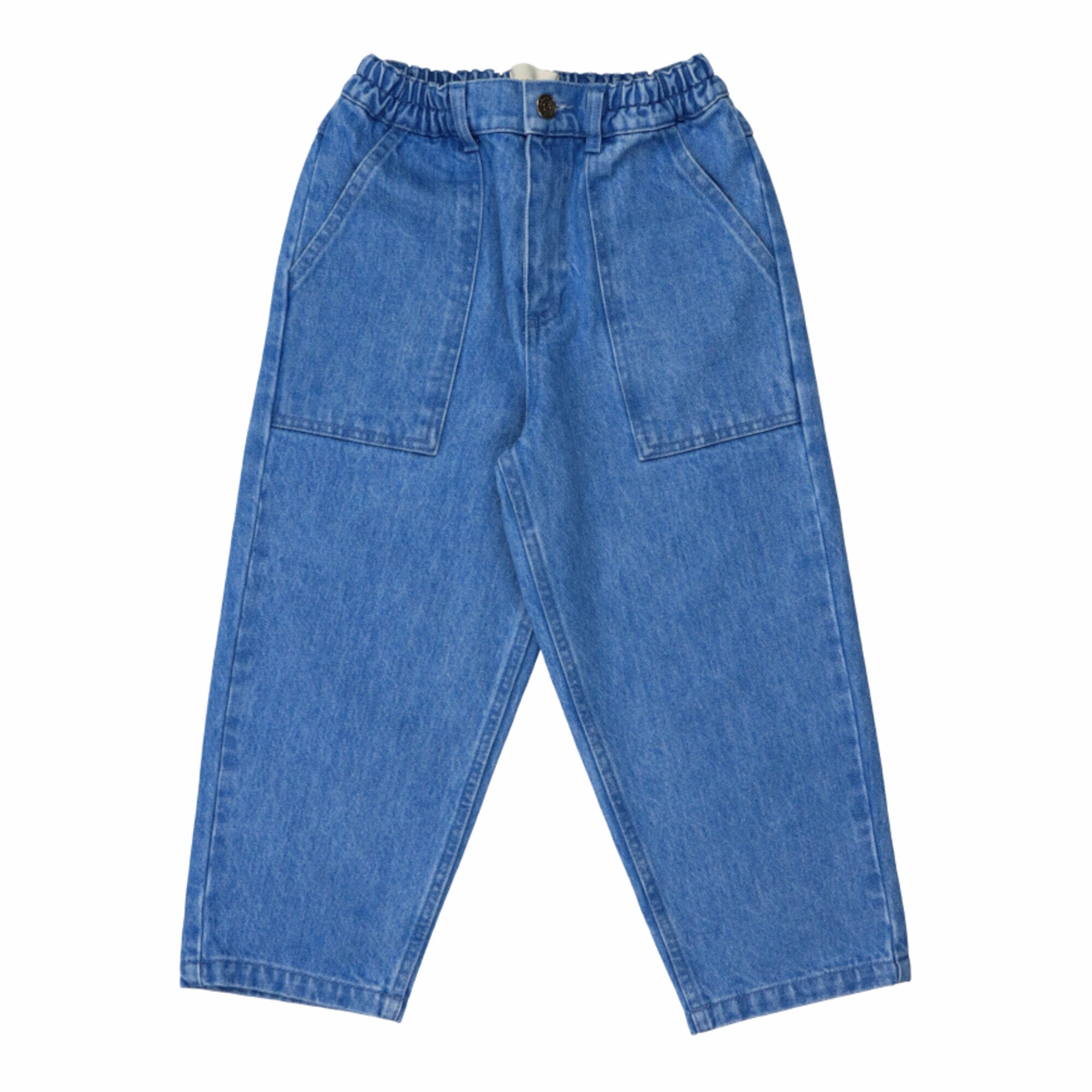 Girls Blue Denim Trousers