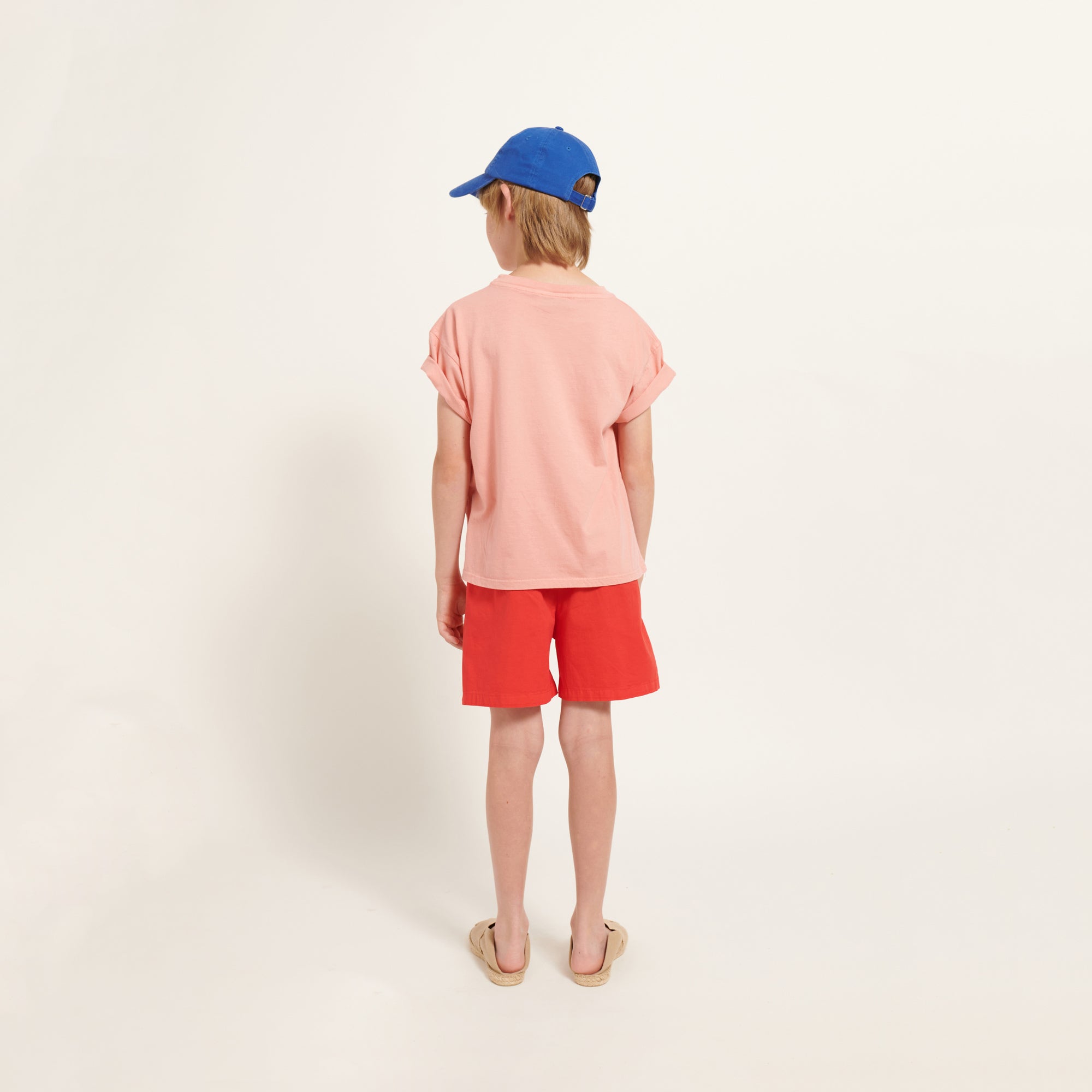 Boys & Girls Pink Printed Cotton T-Shirt