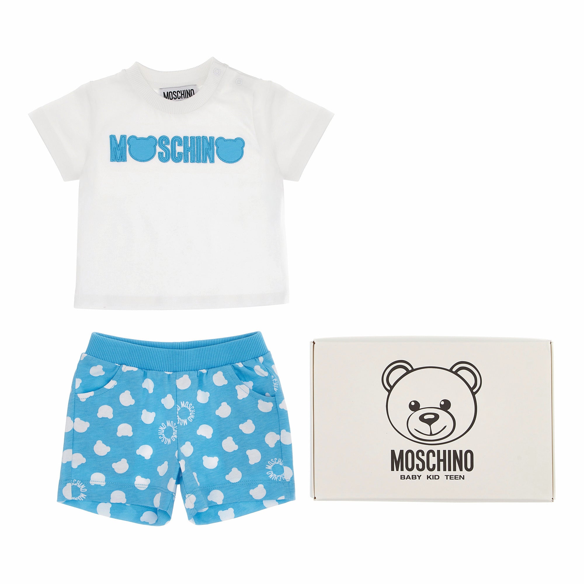 Baby Boys & Girls White Cotton Set