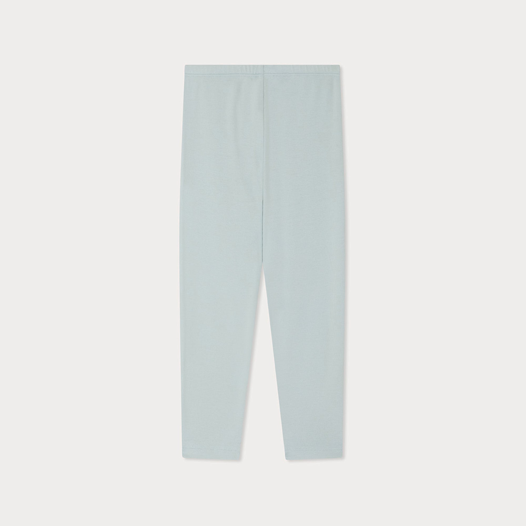 Girls Ice Blue Cotton Leggings