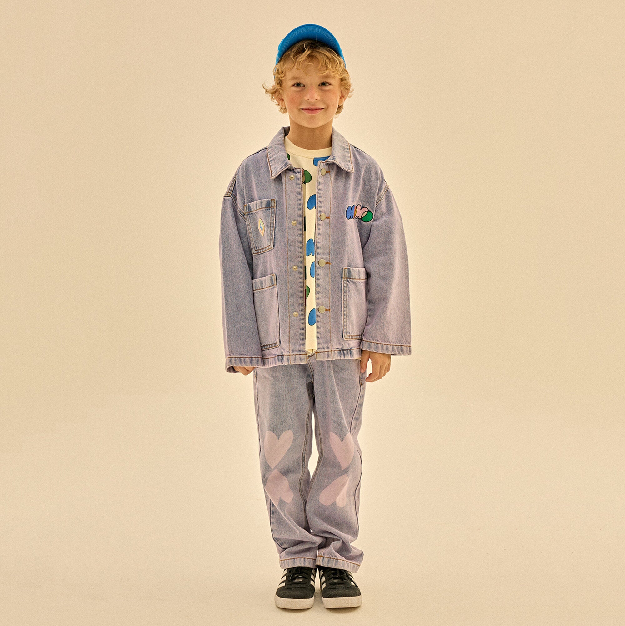 Boys & Girls Light Blue Denim Coat