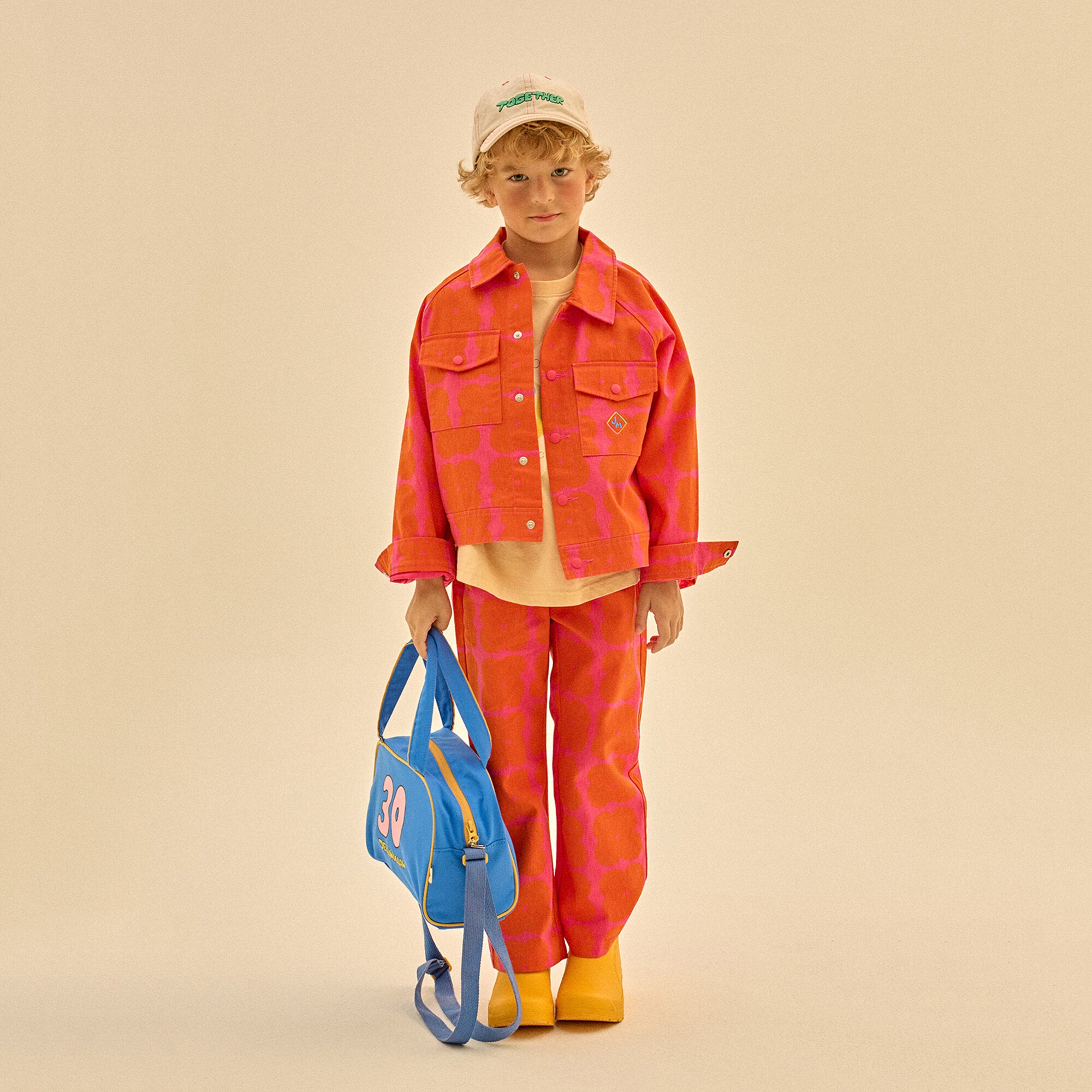 Girls Red Cotton Jacket