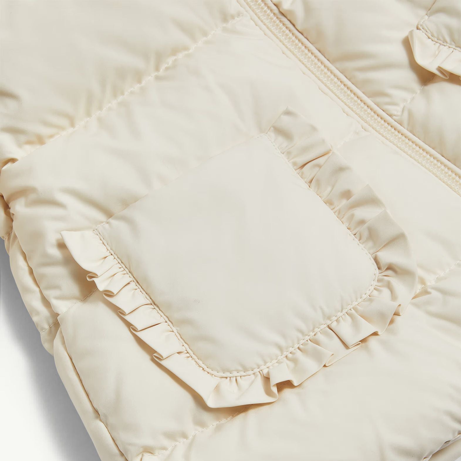 Baby Girls White"MOLAN"Padded Down Coat