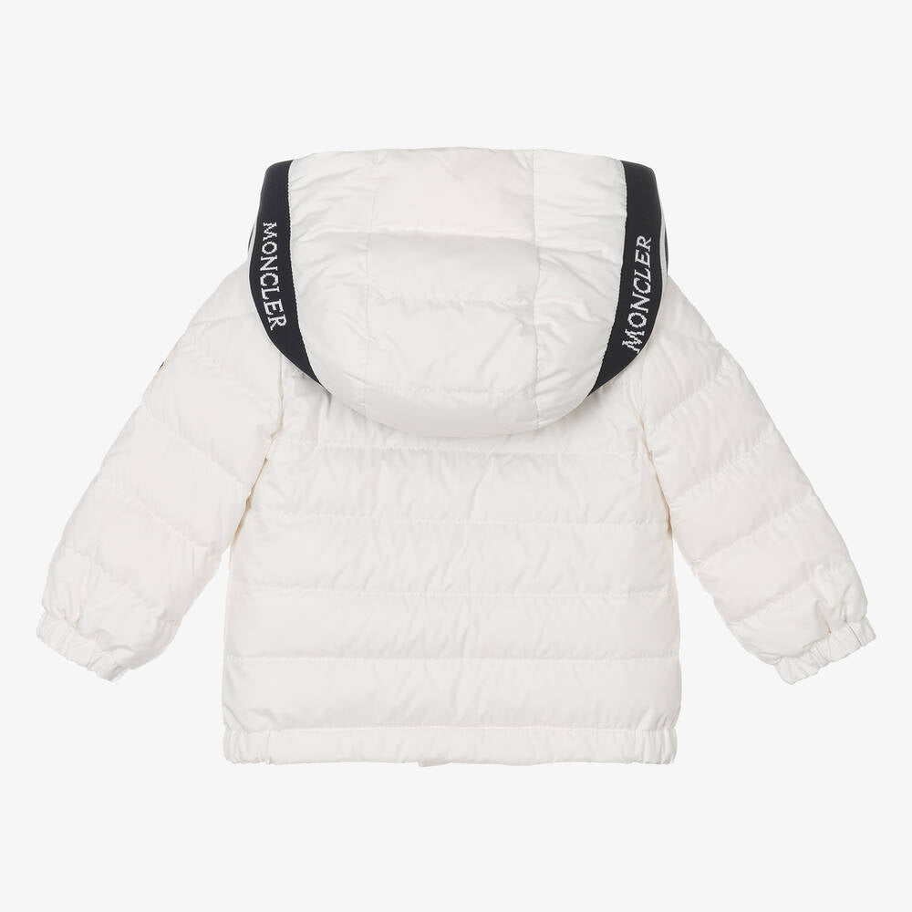 Baby Boys & Girls White "CORNOUR" Padded Down Jacket