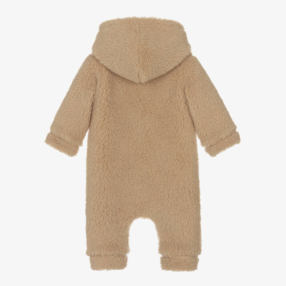 Baby Boys & Girls Camel Logo Babysuit