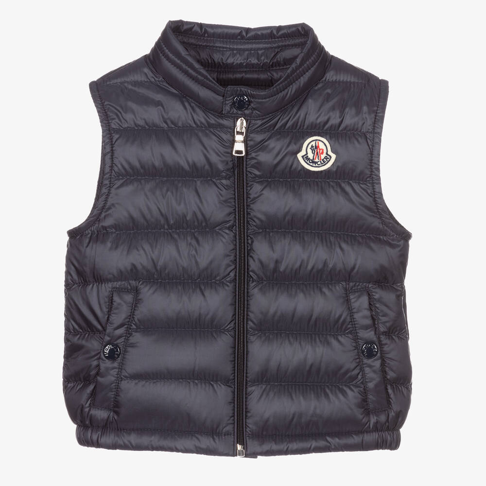 Baby Boys & Girls Navy "NEW_AMAURY" Padded Down Gilet