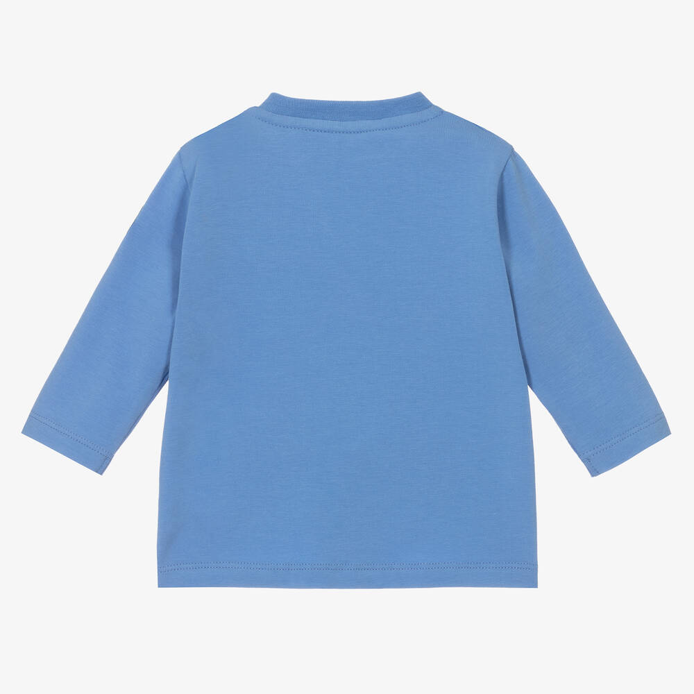 Baby Boys Blue Cotton T-Shirt