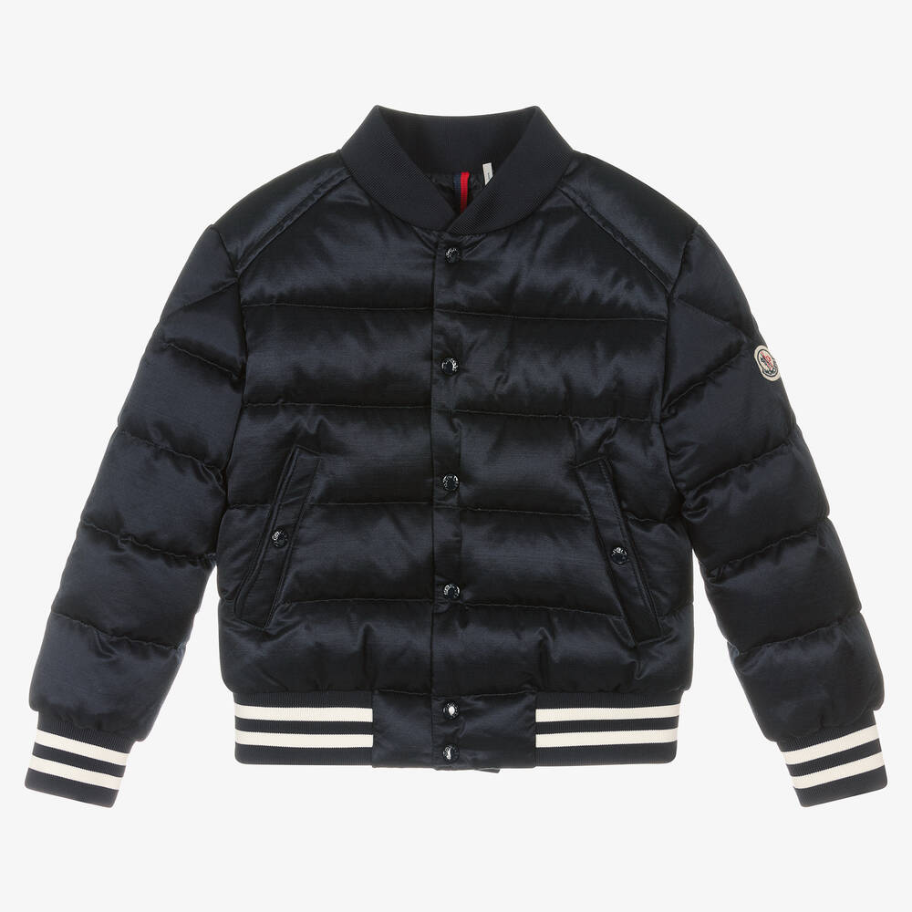 Boys Navy Padded Down Jacket