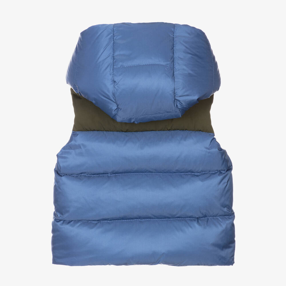 Baby Boys Blue "OUST" Padded Down Gilet