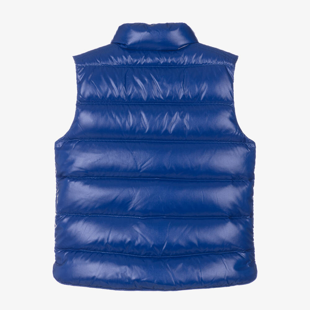 Boys & Girls Blue "TIB" Padded Down Gilet