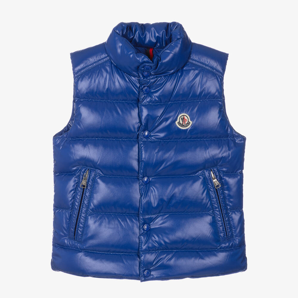 Boys & Girls Blue "TIB" Padded Down Gilet