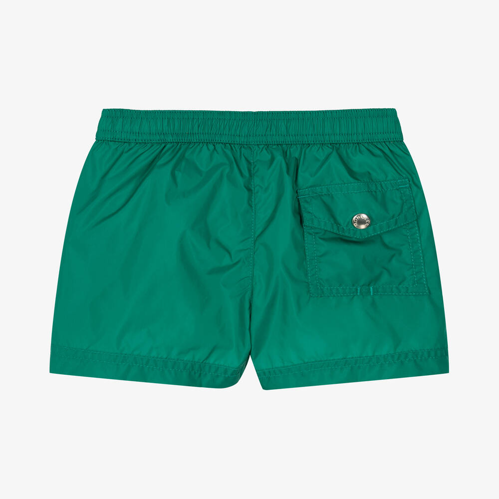 Baby Boys Green Swim Shorts