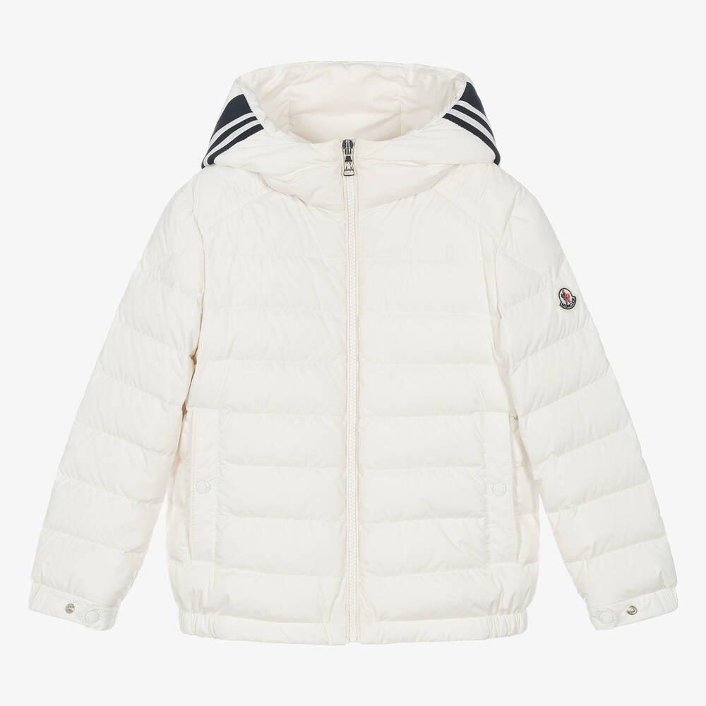 Boys White "CORNOUR" Padded Down Jacket