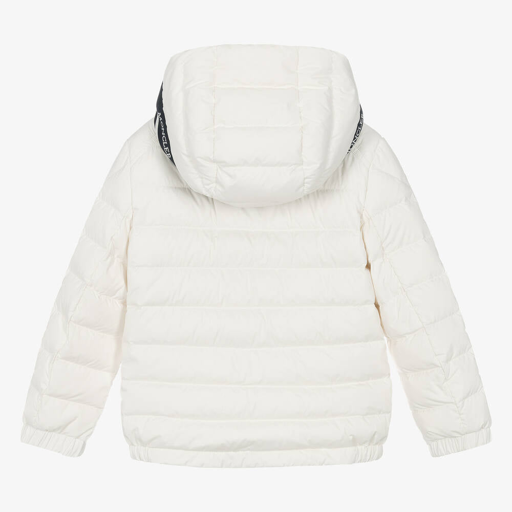 Boys White "CORNOUR" Padded Down Jacket