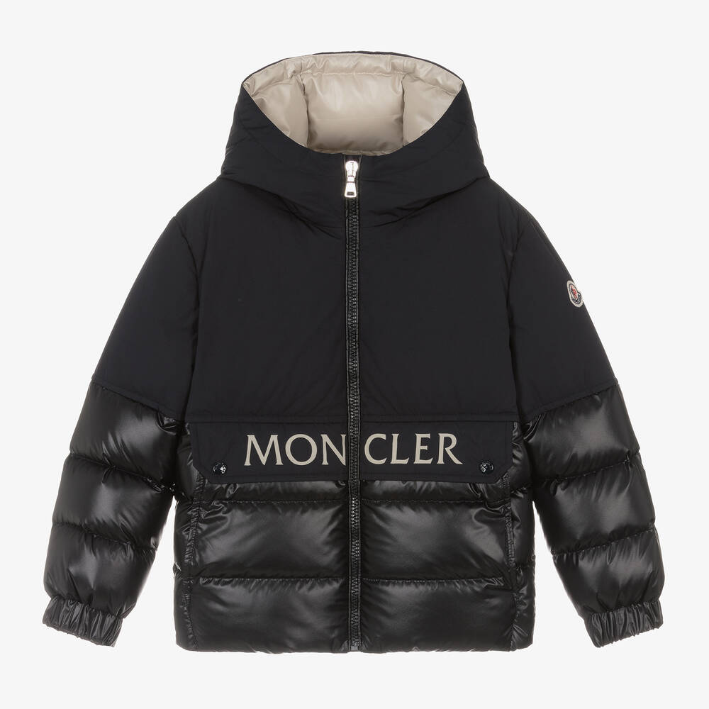 Boys Dark Blue "ANDRES" Padded Down Jacket