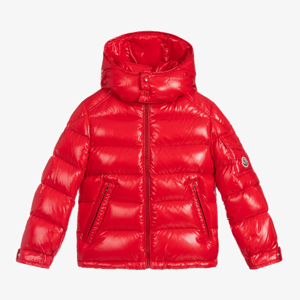 Boys Red "NEW_MAYA" Padded Down Jacket