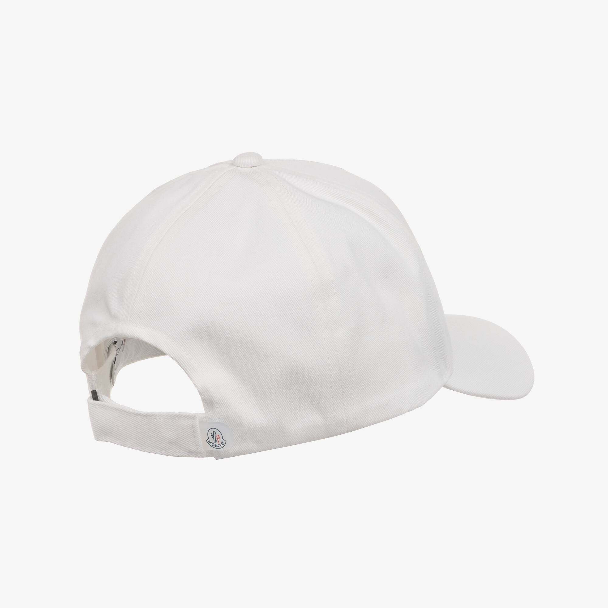 Boys White Logo Cotton Baseball Cap