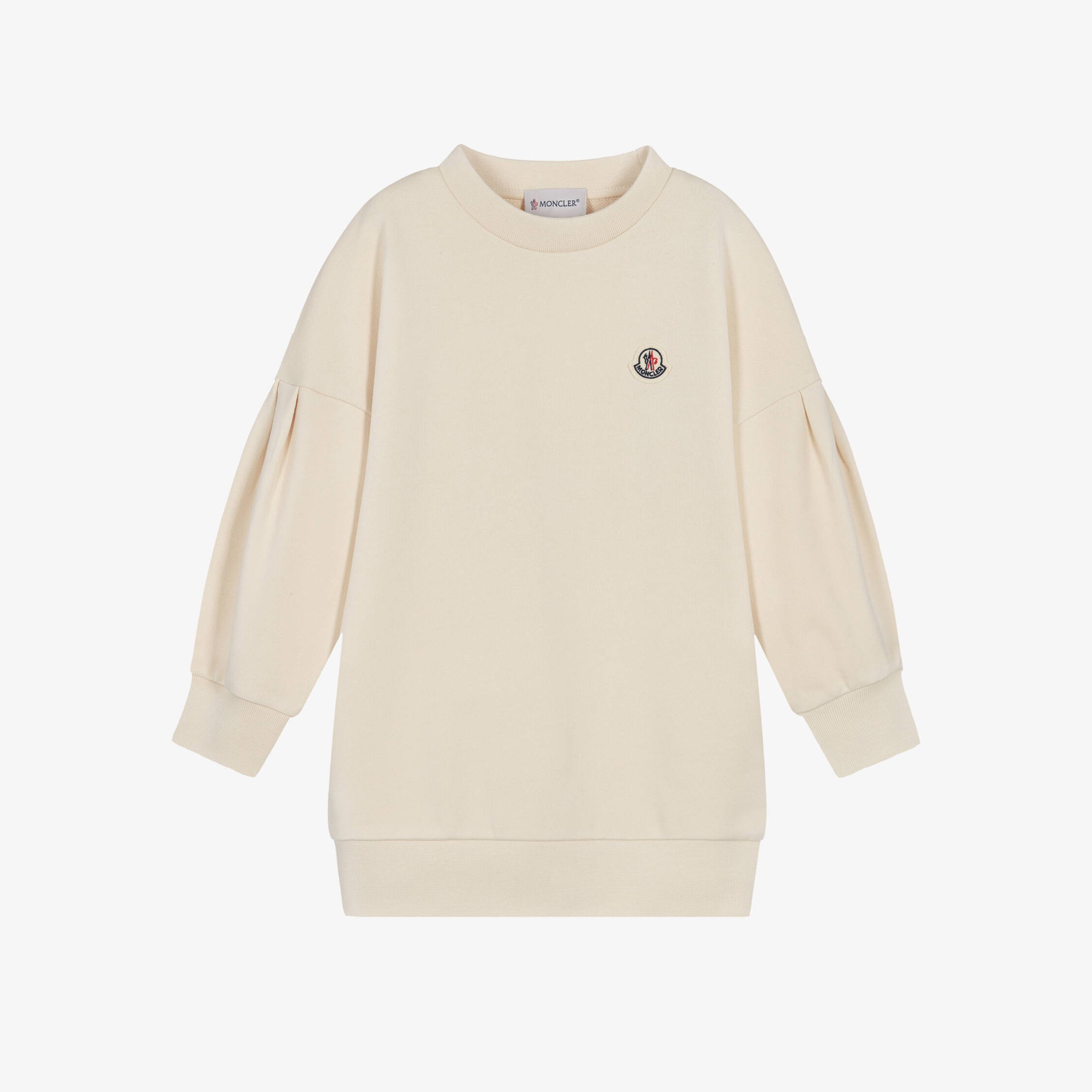 Girls Cream Cotton Dress