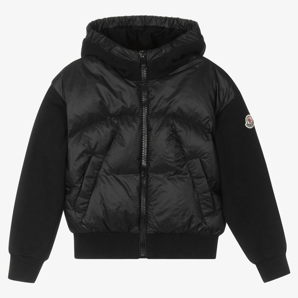 Girls Black Zip-Up Jacket