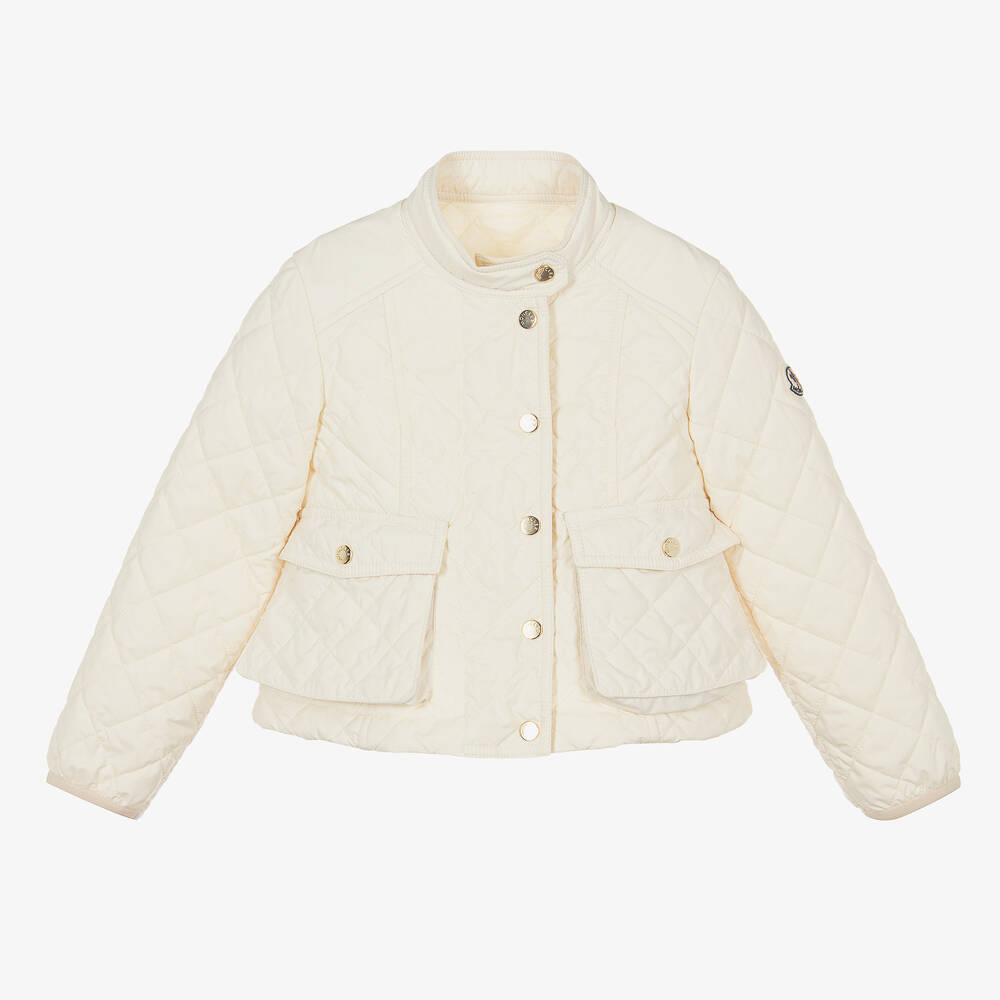 Girls Cream "KAMARIA" Padded Down Jacket