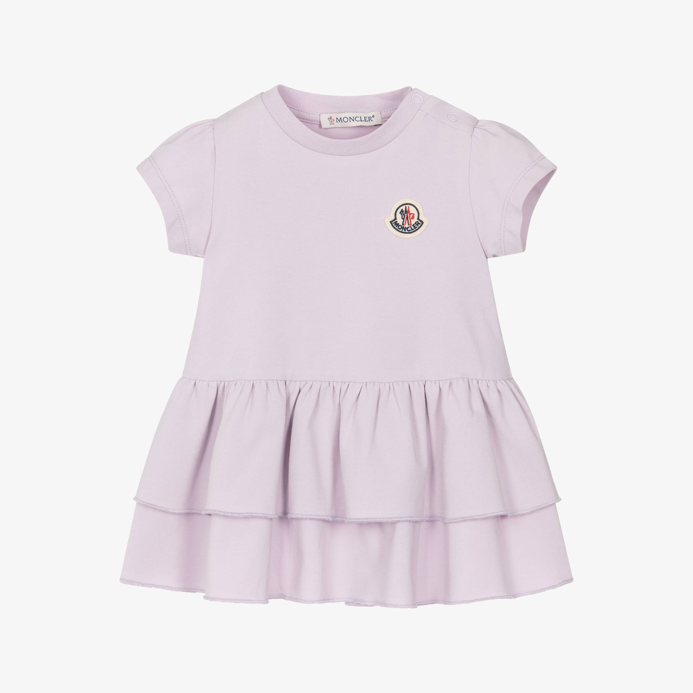Baby Girls Mauve Cotton Dress