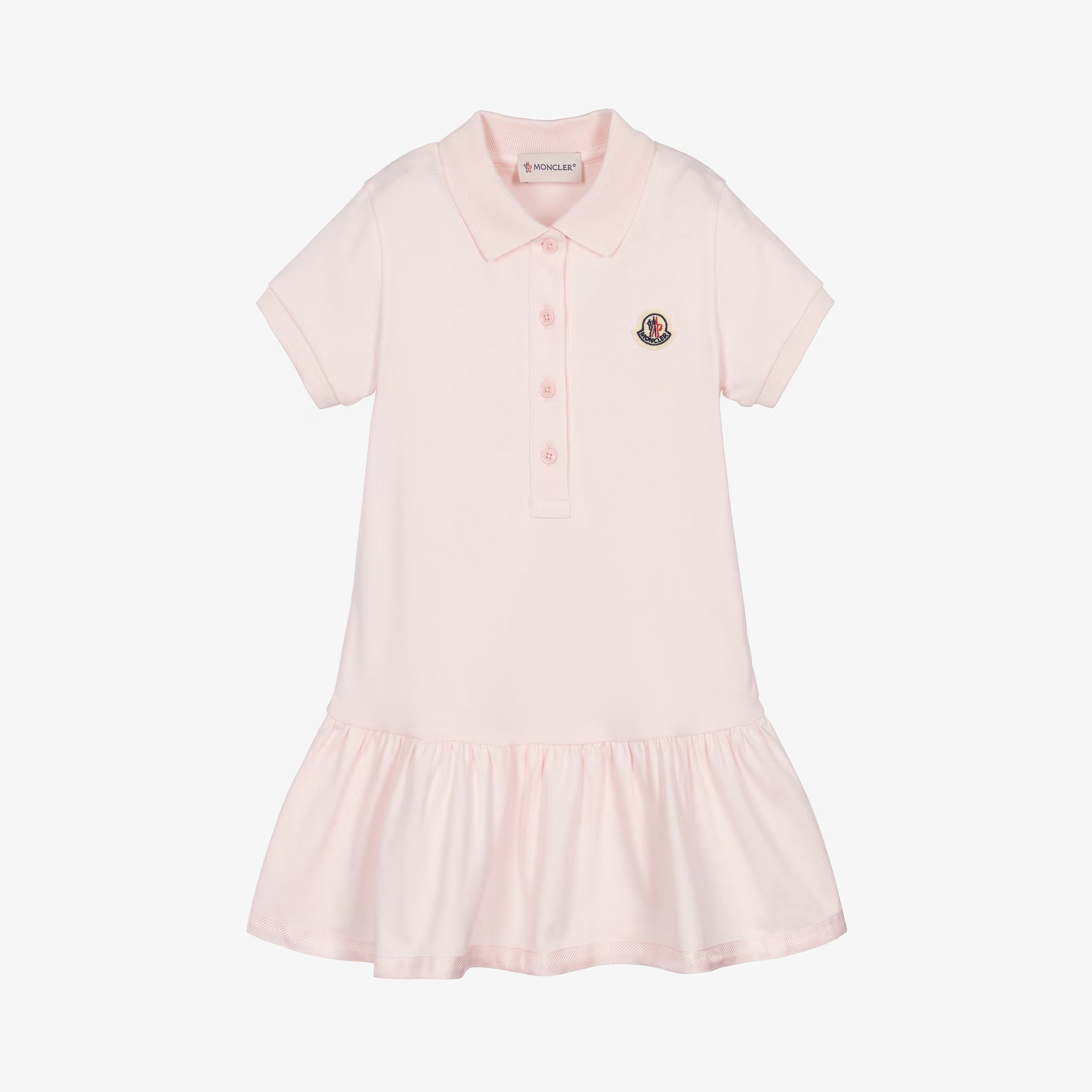 Girls Light Pink Cotton Dress