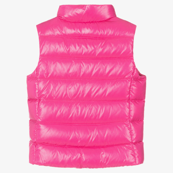 Girls Pink "GHANY" Padded Down Gilet