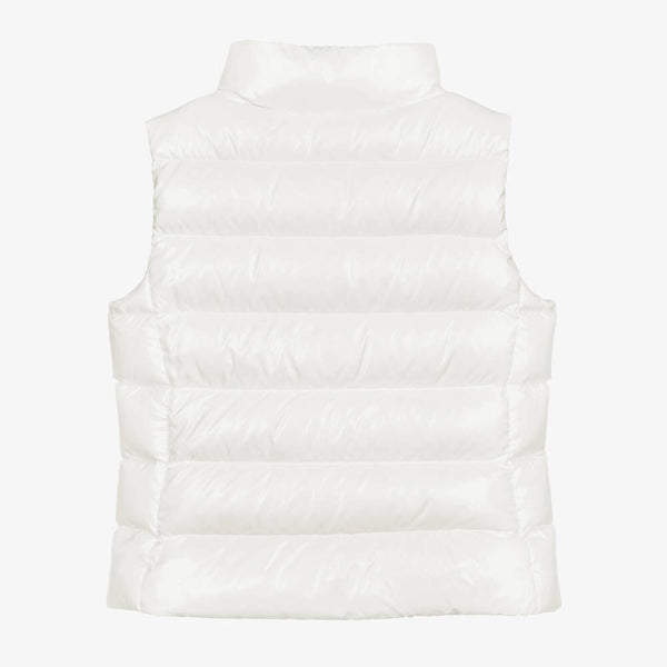 Boys & Girls White "GHANY" Padded Down Gilet