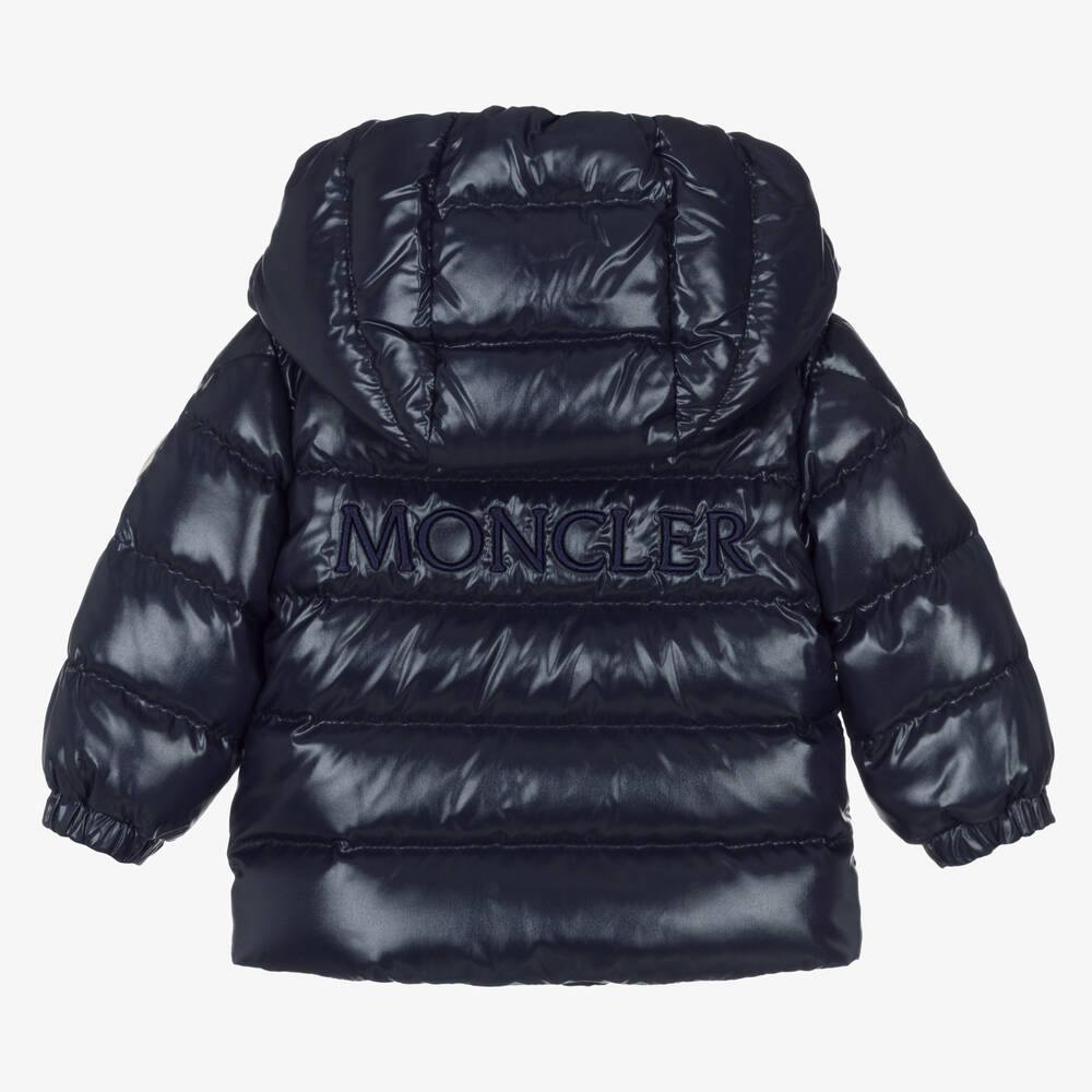 Baby Boys & Girls Dark Blue "ANAND" Padded Down Jacket