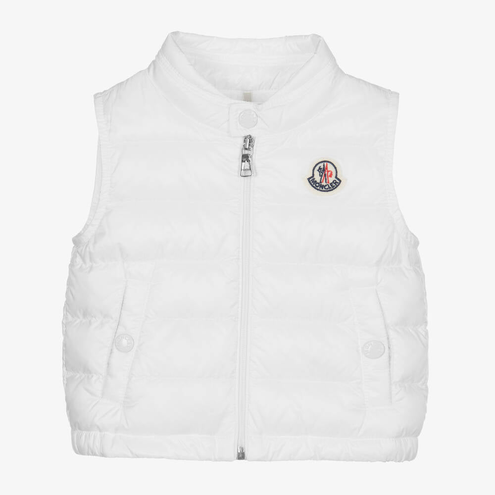 Baby Boys & Girls White "NEW_AMAURY" Padded Down Gilet