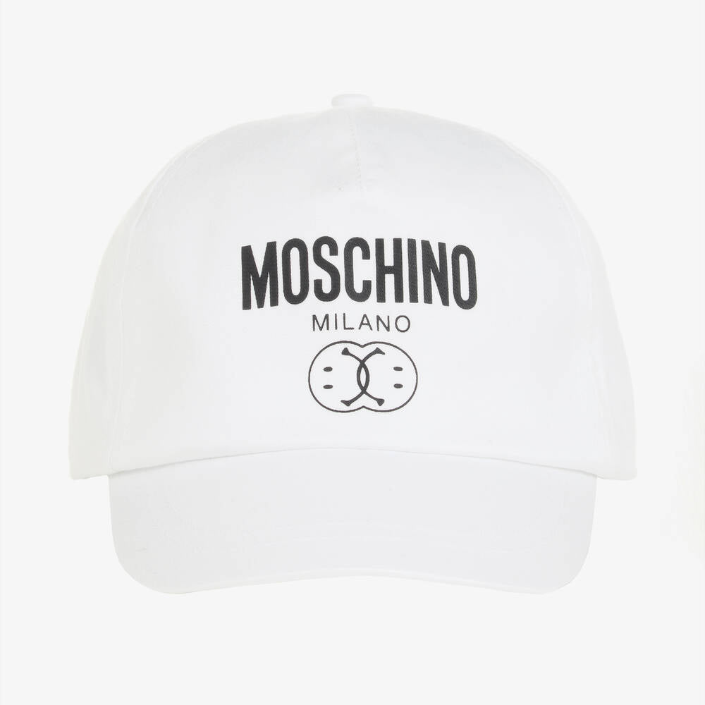 Boys & Girls White Logo Cap