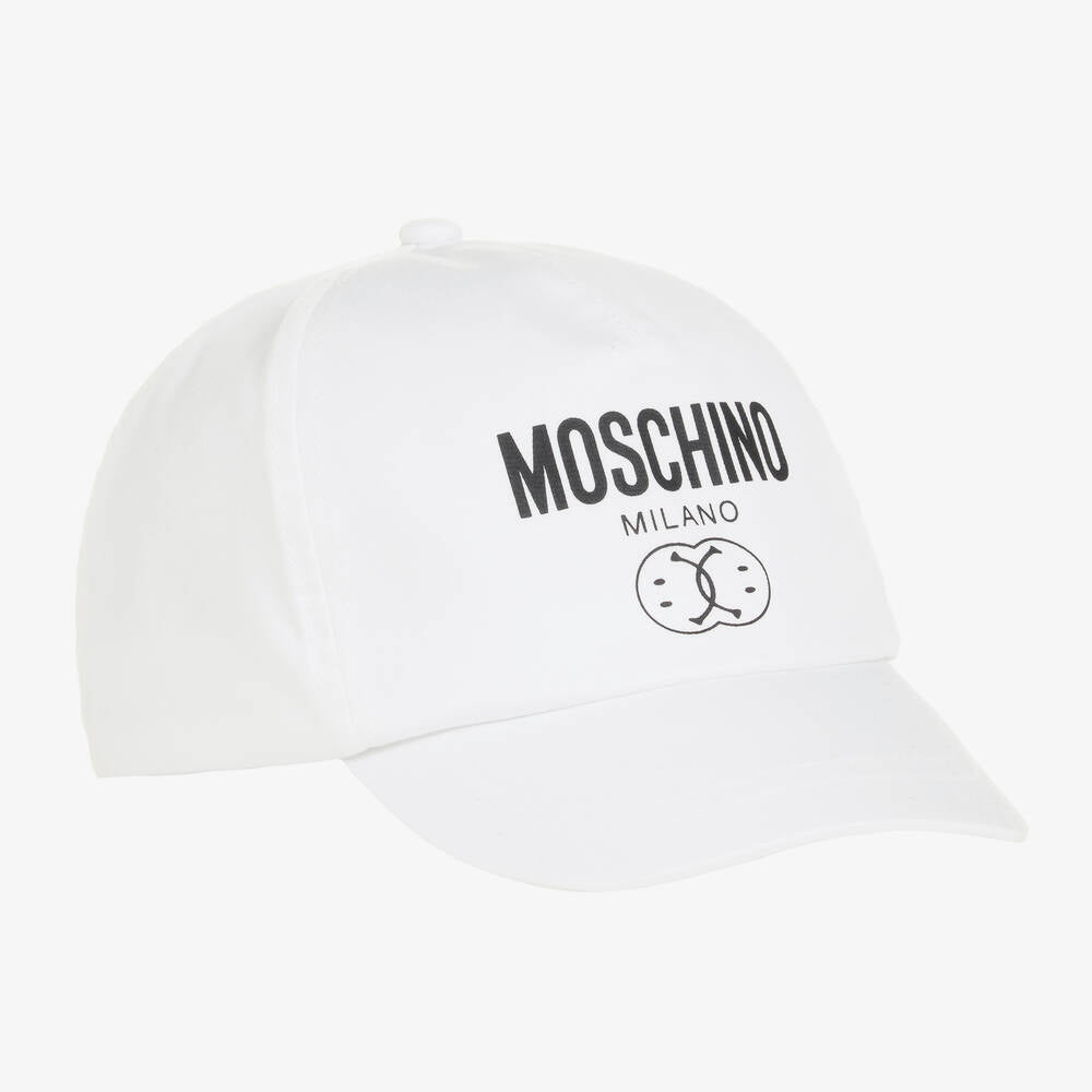 Boys & Girls White Logo Cap