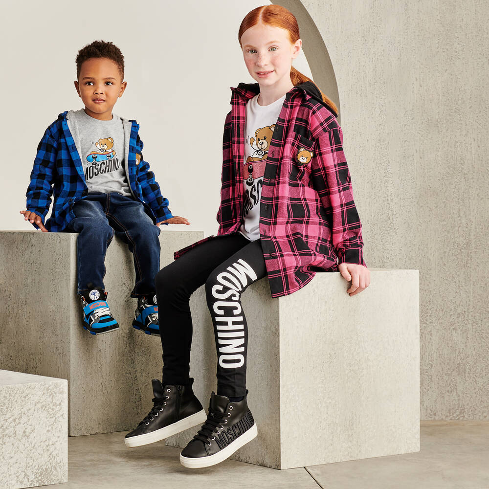 Girls Black Cotton Leggings