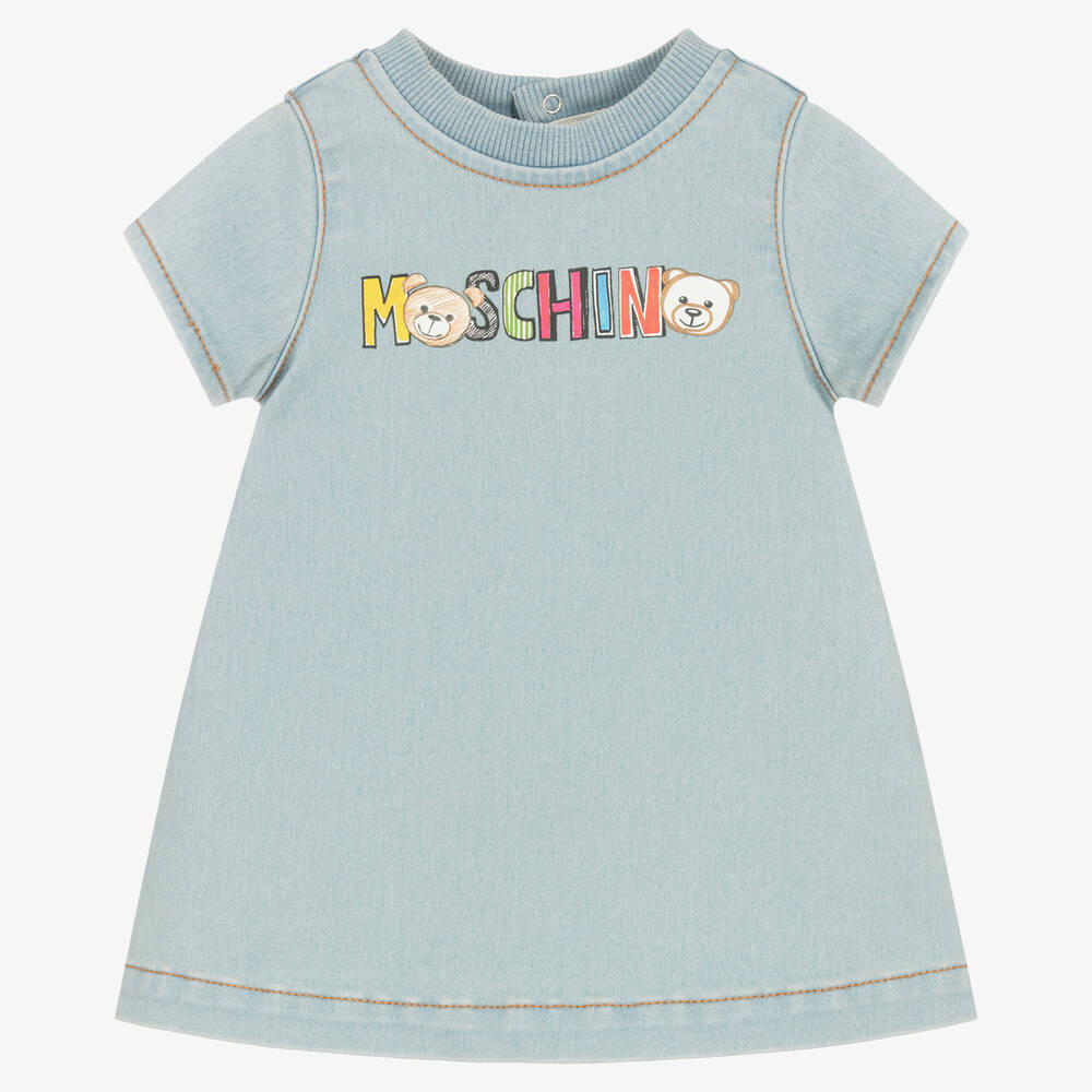 Baby Girls Light Blue Denim Dress