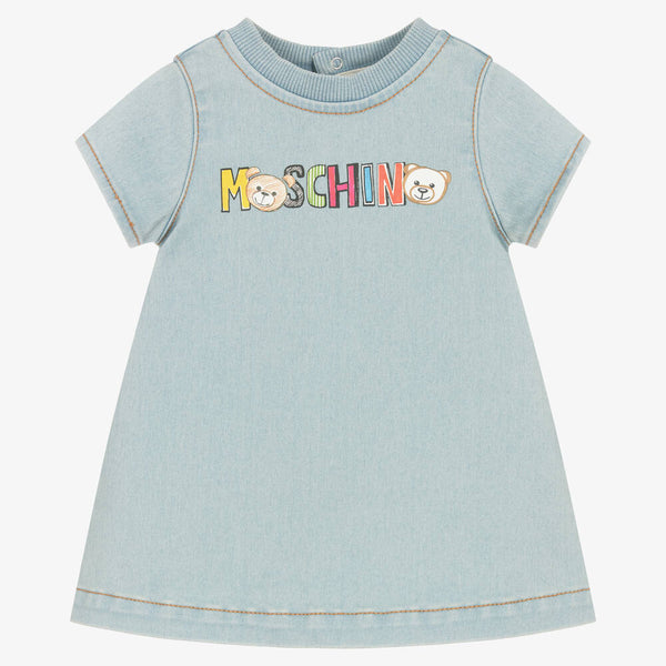 Baby Girls Light Blue Denim Dress