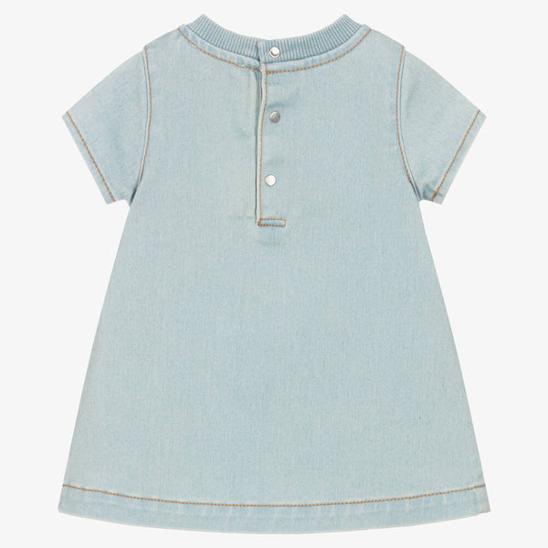 Baby Girls Light Blue Denim Dress