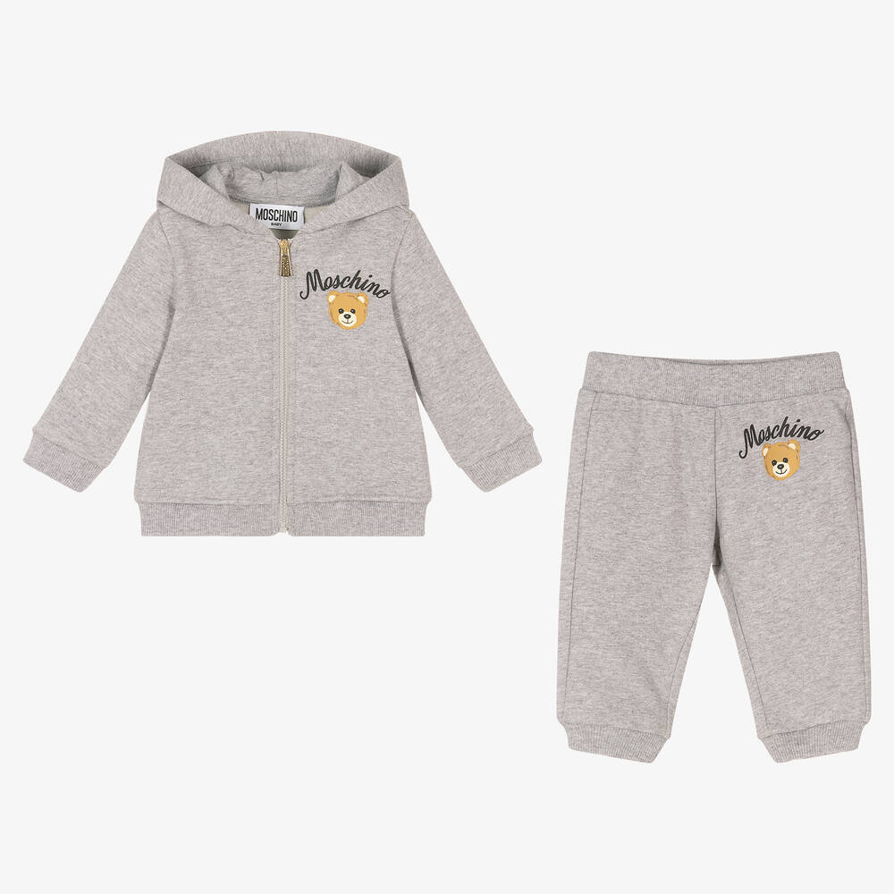 Baby Boys & Girls Grey Cotton Set