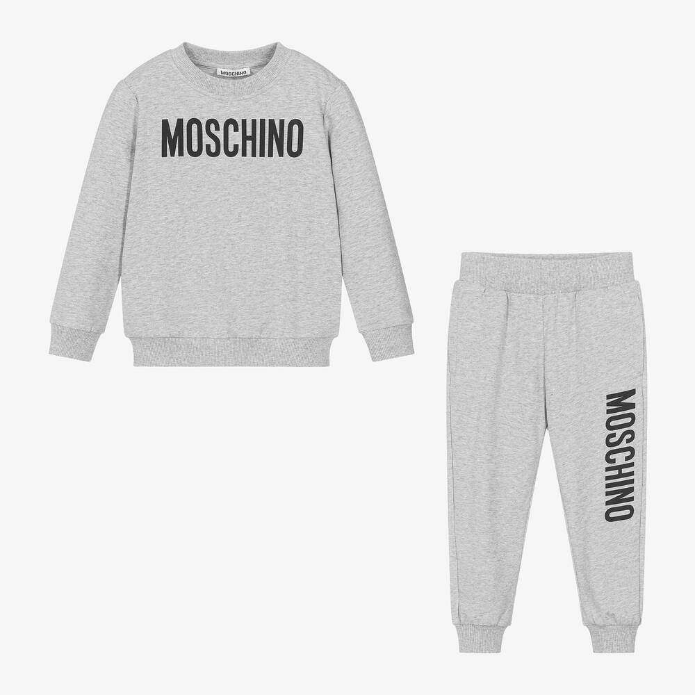 Boys & Girls Grey Cotton Set