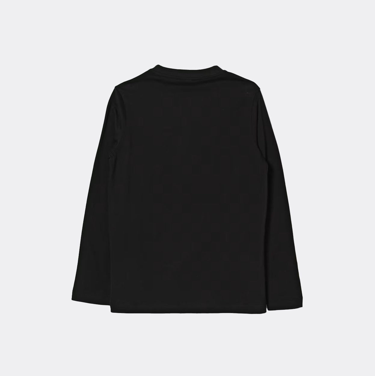 Boys & Girls Black Bear Printed Long Sleeves Cotton T-Shirt